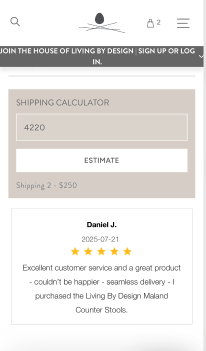 Living By Design - PDP